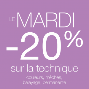 -20% sur votre prestation - Maximilien Coiffure -20% sur votre prestation - Maximilien Coiffure